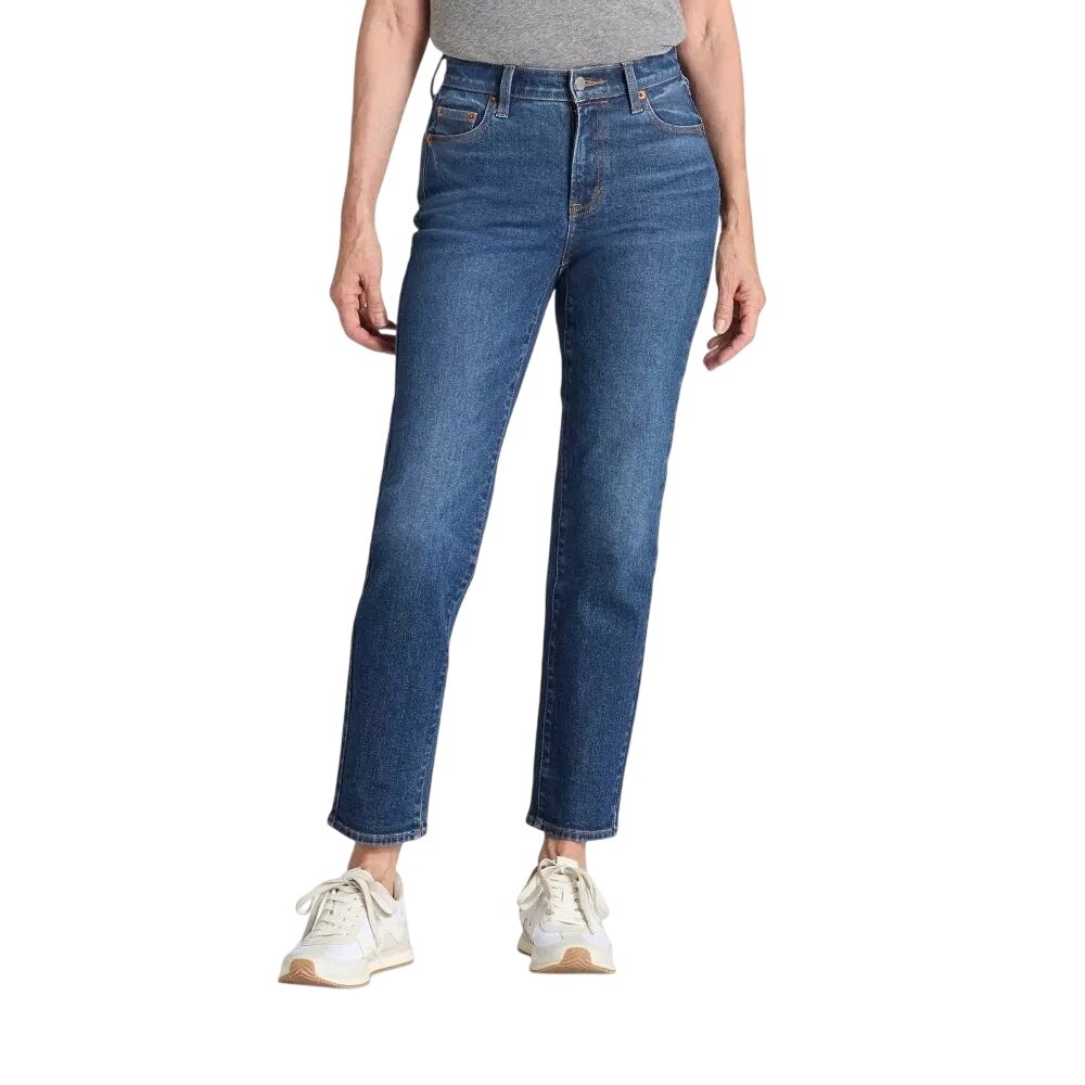Universal Thread Women's Blue Medium Wash 80s Slim Mid Rise Jeans Size 00R